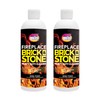 Quick ‘n Brite Fireplace Gel Cleaner for Brick, Stone, Rock,