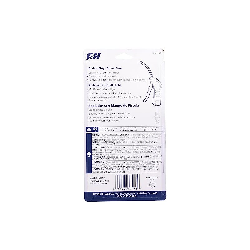 Blow Gun, Pistol Grip (Campbell Hausfeld MP514300AV)