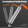 Stainless Steel Rolling Pin, Desktop Clip On Dough Roller 360