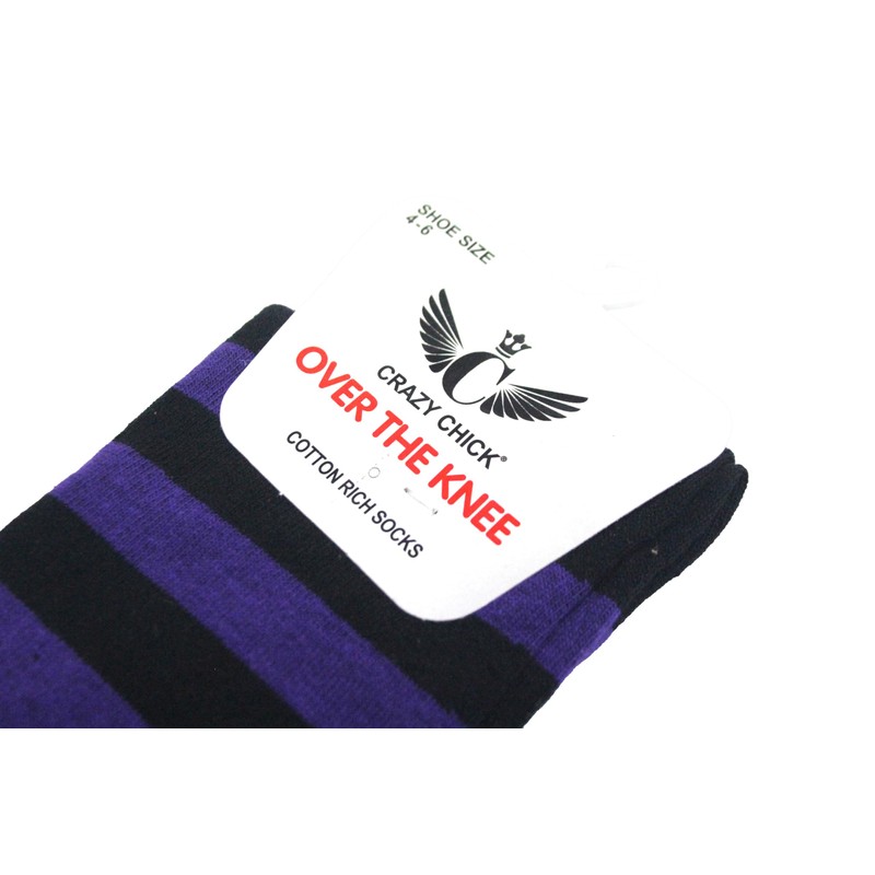 Crazy Chick® Stripe Over The Knee Socks Thigh High Girls