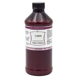 Lorann Oils Lemon Bakery Emulsion: Tangy Lemon Essence, Perfect for Amplifying Citrus Tones in Cakes, Cookies & Desserts, Gluten-Free, Keto-Friendly, Lemon Extract Alternative Essential