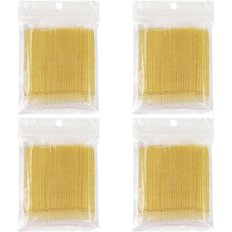 400 Pcs/pack Disposable Micro Brushes Individual Lash Removing Tools Durable