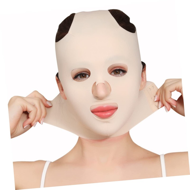 Outanaya 1pc Elastic Facial Mask Skin Tighten Sleep Mask for