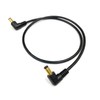 Pro Cable All Non-Plated! DC cable for compact effectors and power supplies (both end L-shaped plug) (5.9 inches (15 cm)