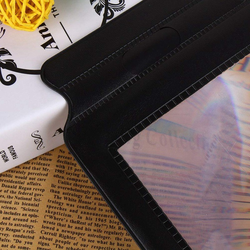 Eujgoov 3 x PVC Magnifying Sheet A4 Full Page Magnifier
