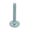 sourcing map Knurled Head Flat Full Thread Thumb Screws Fasteners