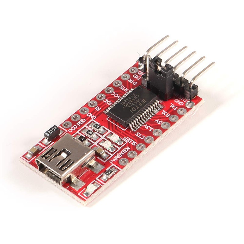 AITRIP 4pcs 3.3V 5V FT232RL FTDI Mini USB to TTL