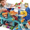 MSKOLER Dinosaur Race Car Tracks for Toddlers 3-5 Years, Dinosaur