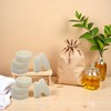 10 Pieces White Natural Loofah Discs Soap Making Loofah Scrub