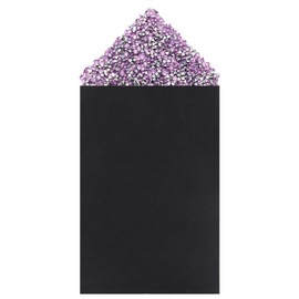 Gsyziux Rhinestone Suit Handkerchiefs Sparkle Prefolded Mens Pocket Squares for Tuxedo Party Wedding Evening (Purple)