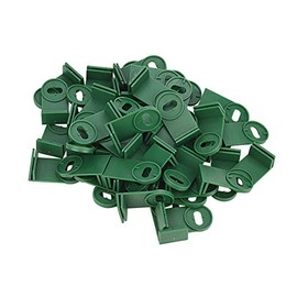 Plastic Greenhouse Twist Clips, Shading Fixing Clips, Washers for Aluminium Greenhouse Insulation Bubble Netting Shading Fixing Fastener Kit (Green 50PCS L Extenders)