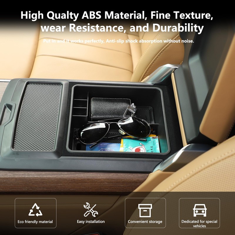 Bekantogy Car Armrest Storage Box Tray Compatible with Land Rover