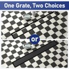 Bernkot Linear Shower Drain 24", Matte Black Floor Drain with