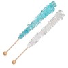 Candy Envy Light Blue and White Rock Candy Crystal Sticks