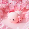 Creative Cute Axolotl LED Night Light, Dinosaur Lamp,Squishy Night Light,