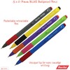 rorito 5 x 0.7mm Tip Niceo BLUE Retractable Ballpoint Pens
