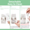 RIDGEPOLE Toothbrush Holder and Toothpaste Dispenser Set, Automatic Toothpaste Squeezer