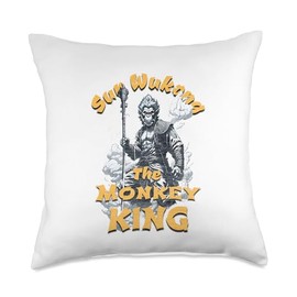 The Monkey King - Sun Wukong Throw Pillow
