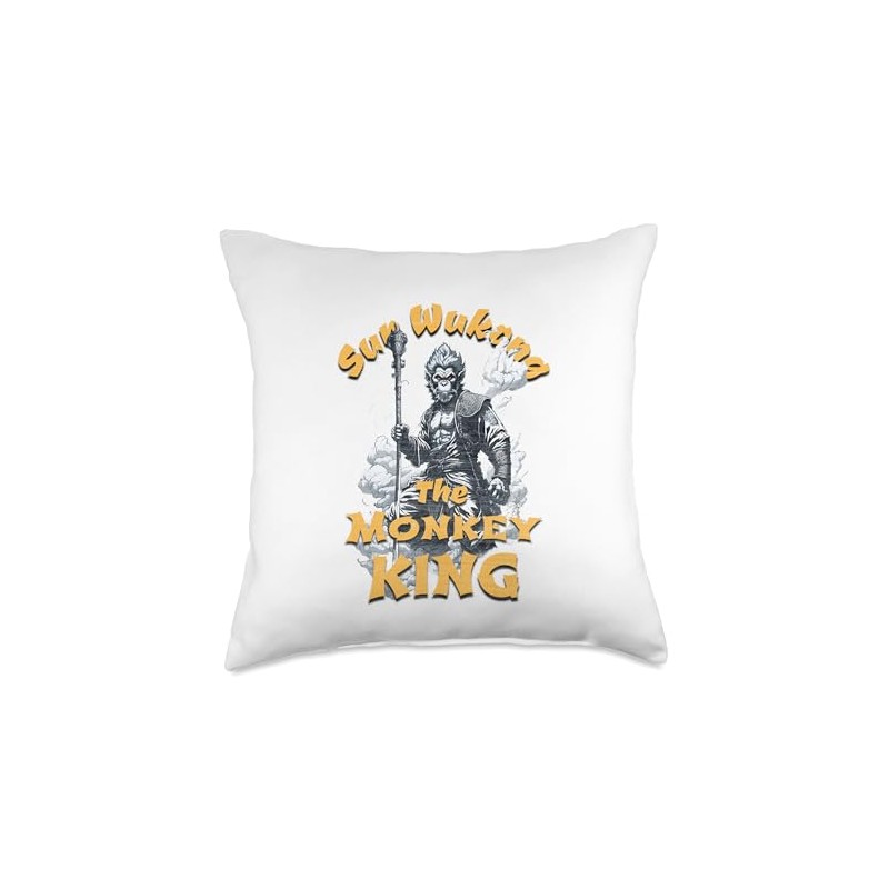 The Monkey King - Sun Wukong Throw Pillow