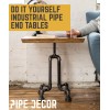 Pipe-Decor.com Roots End Table By PIPE DECOR