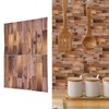 18PCS Wall Stickers Peel and Paste Wood Grain Furniture Refurbishment