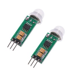 ARCELI 2PCS Mini Infrared PIR Sensor Detector Module for Arduino