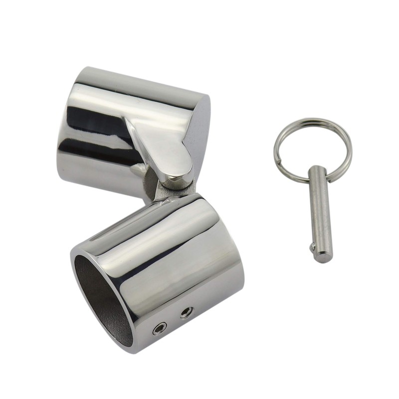 NRC&XRC 316SS Marine Grade Boat Handrail Fitting -Boat Pipe Connector,Folding