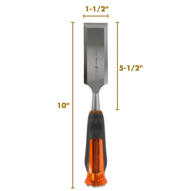 Buck Brothers 74818 Pro Full Tang Wood Chisel – 1-1/2"