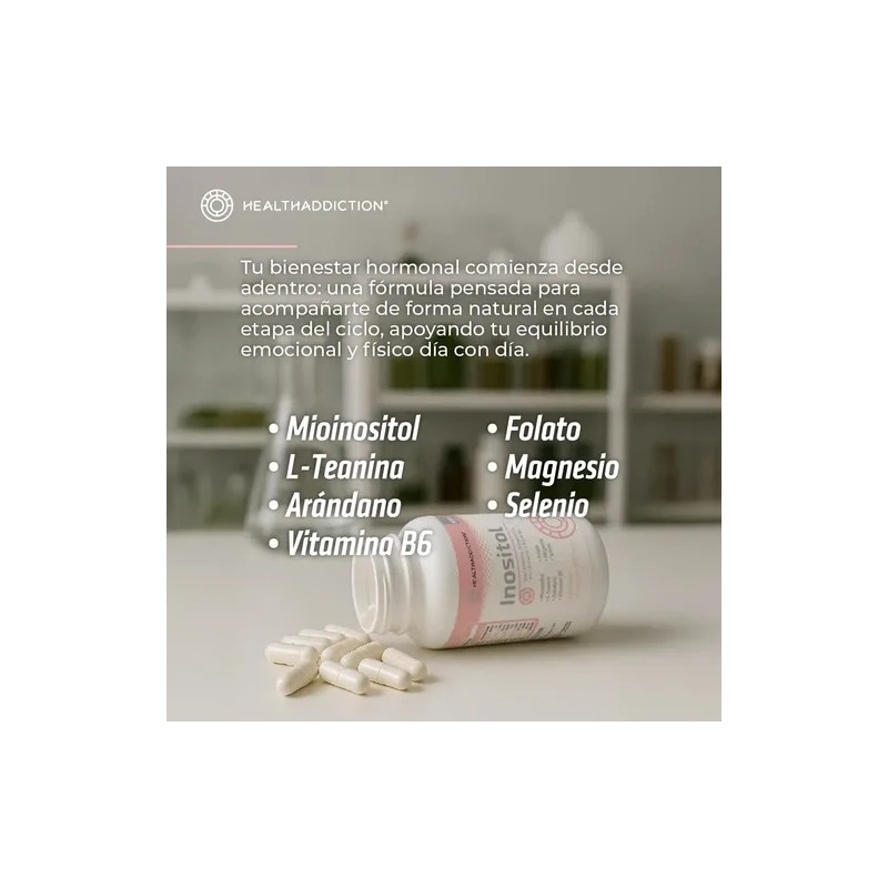 Myoinositol Mujer Magnesio Healthaddiction Cápsulas