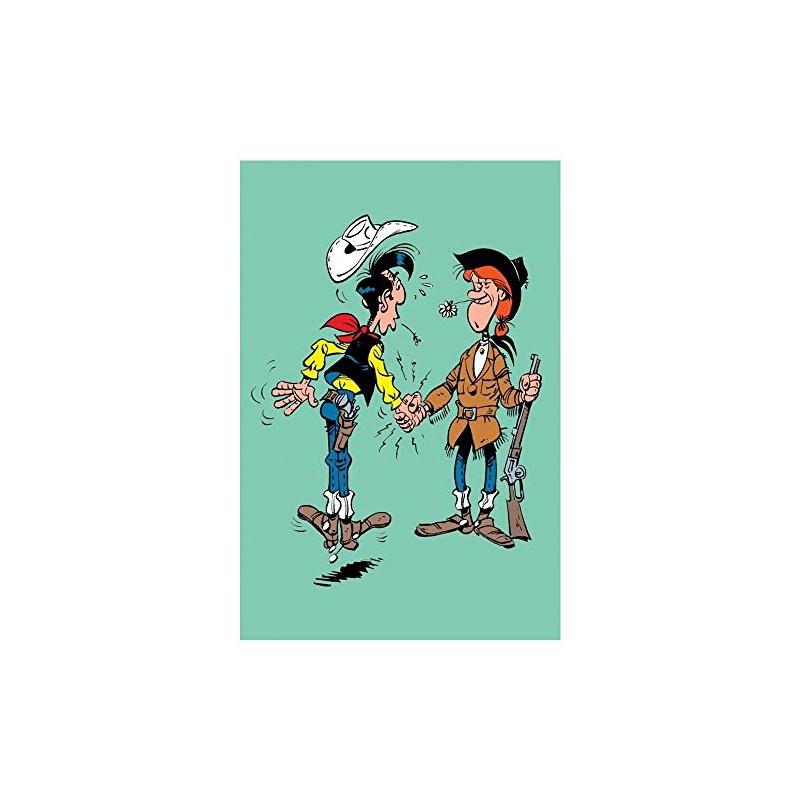 ZigZag Editions Postcard Lucky Luke: Lucky Luke and Calamity Jane