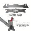 Stock Anime Swords Katana Not Sharp Equipped with Sword HolderColor: