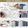 Wrap Around Curtain Rods 2 Pack for 84 to 134