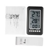 Geevorks Indoor Outdoor Wireless Thermometer 2 in 1 Clock Thermometer