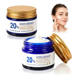 2pcs 20% Ácido Azelaico Crema Con Vitamina C Y Niacinamida
