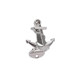 CGB Giftware | Silver Anchor Bottle Opener | Wall Mounted | Nautical Seaside | Bar Accessory | Coast to Coast Range | GB05972