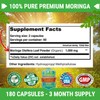 FRESH HEALTHCARE Moringa Oleifera 180 Capsules – 100% Pure Leaf