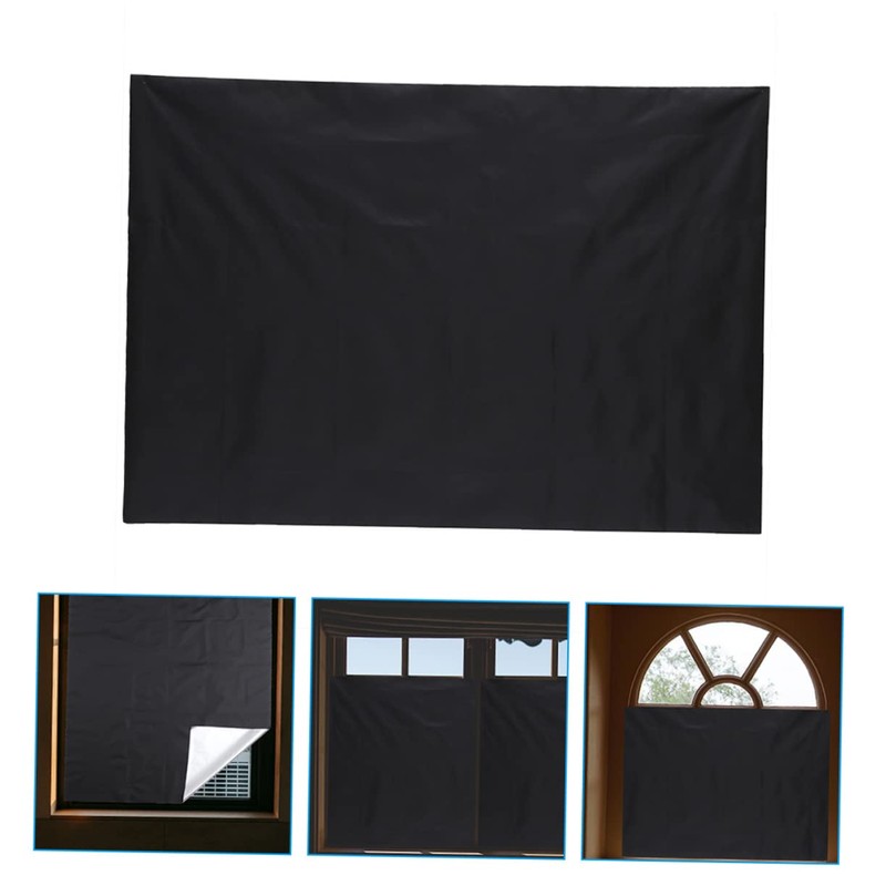 CAXUSD Blackout Curtains Portable Room Darkening Shades for Bedroom Window