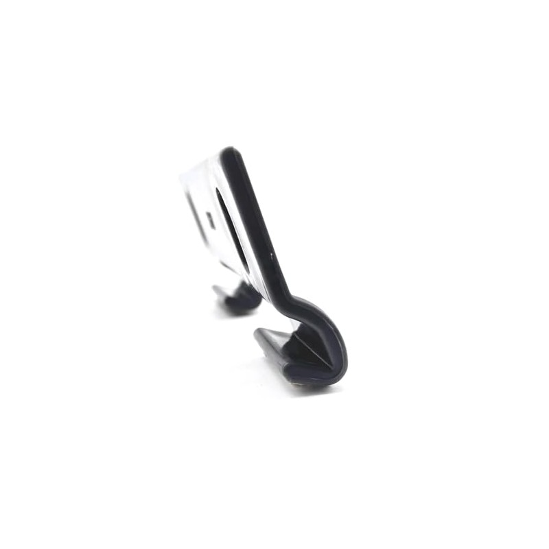 2 PCS Gray Plastic Shower Door Bottom Hook Guide with