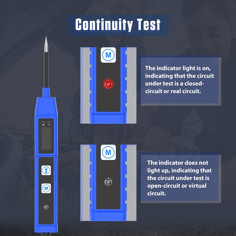 Power Circuit Probe Tester Automotive - MOTOCOCHE DC 9V-30V Car