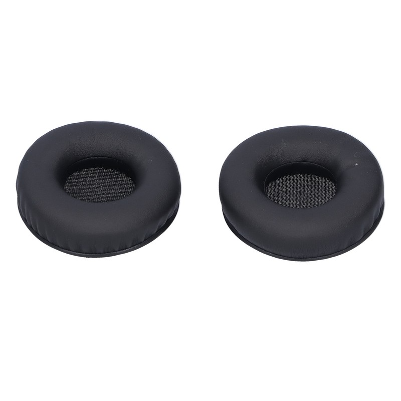 Headphone Ear Cover Cushion Sponge Earpad Artificial Leather Black Fit