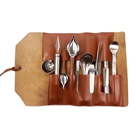 DUEBEL Kit de presentación profesional para chef, juego de presentación culinaria de 12 piezas, acero inoxidable (12 piezas)