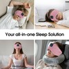 LOVE EYE Sleep Mask, Side Sleeper, Sleeping Mask with Bluetooth
