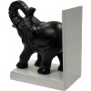 Livevie Elephant Figure Decorative Bookend Non Skid Bookend Heavy Duty