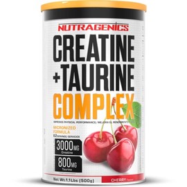 Creatine Monohydrate Powder - 500 g - Creatine Monohydrate - Creatine + TAURINE - Creatine Powder - Creatine Monohydrate Powder - Creatine Monohydrate - Creatine Monohydrate - Creatine Powder (Cherry)