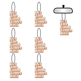 6 Pcs Car Air Fresheners, Funny Hanging Car Air Fresheners Long Lasting Cute Car Mirror Scented Hanging Car Decoration Ornaments Gift Interior Accessories for Men Women