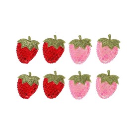 AACKS Girls 8 Pcs Strawberry Hair Clips Stawberry Hair Pins Hair Accessories Little Girl Hair Accessories Toddlers Stawberry Hair Barrettes