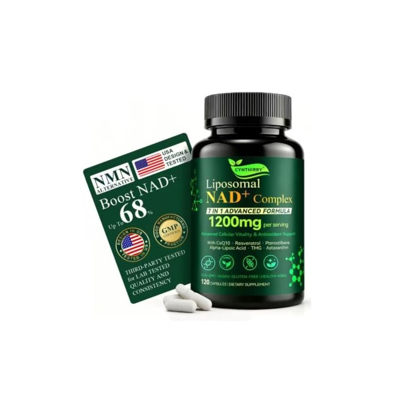 Suplemento Nad Resveratrol Antioxidante Salud 1000 120 Potencia Ingredientes Estados