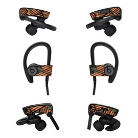 Skin Compatible with Dr Dre Powerbeats3 Wireless in-Ear Headphones – Vintage American | MightySkins Protective, Durable, and Unique Vinyl Decal wrap Cover | Easy to Apply, Remove | Made in The USA