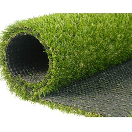 Artificial Grass Fake Grass Lawn Turf 3 ft x 29 ft, GL Realistic Synthetic Pet Turf Garden Landscape, Faux Grass Indoor/Outdoor Rugs with Drain Holes, Dogs Pee Pads Area, Customized Available