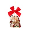 THUN - Addobbo natalizio Babbo e Mamma Natale, totem -